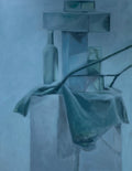 Estudo s/ Azul - 93 x 73 cm (acrílico s/tela)