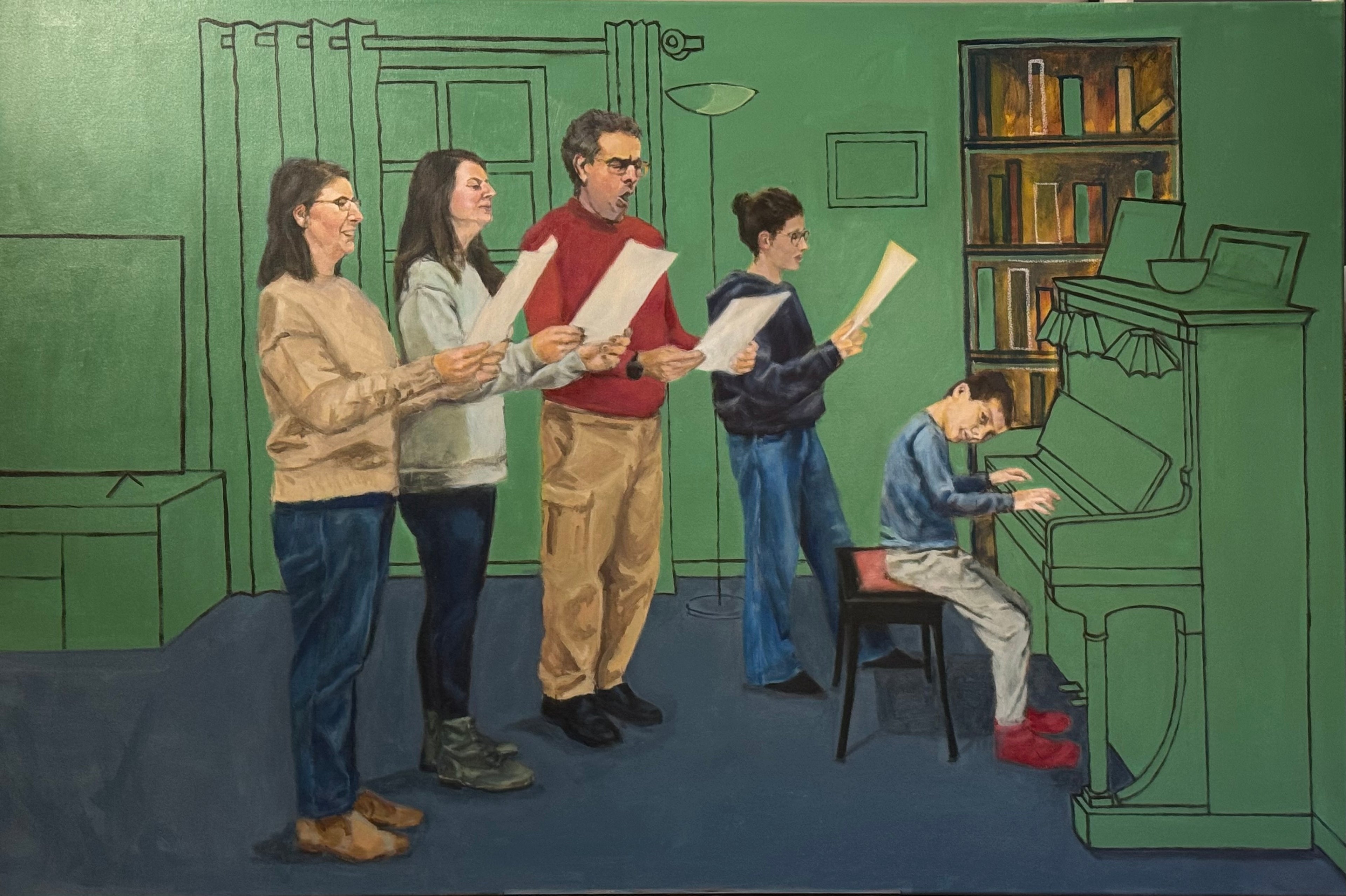 Amateurs' Choir 180x100cm