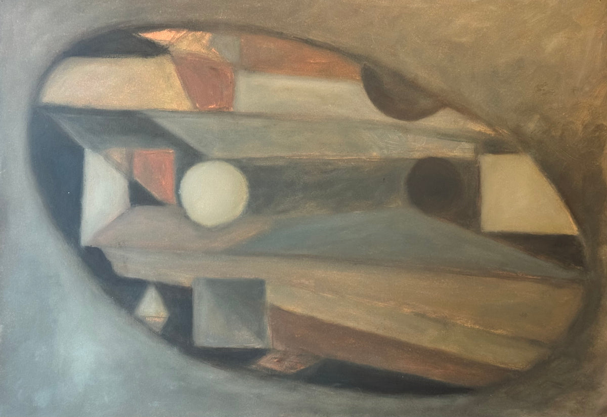 Homenagem a Miró - óleo s/papel (60 x 40 cm)